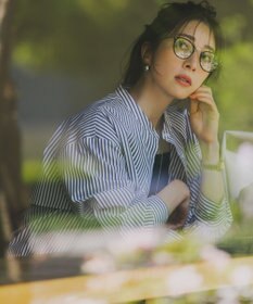 ANY SIS 【UVカット・接触冷感・速乾】クロップトヨークハオリ シャツ