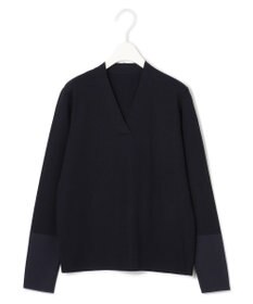 ICB 【WEB限定カラーあり・洗える】 シンセティックフルニードル Vネックプルオーバー