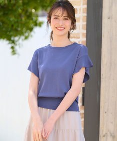 ANY SIS 【美人百花6月号掲載】フレンチスリーブニット Tシャツ