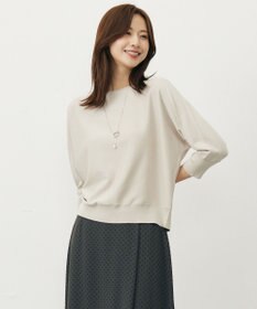 J.PRESS LADIES S 【WEB限定カラーあり・洗える・抗菌防臭】COTTON POLYESTER ドルマンスリーブ ニット