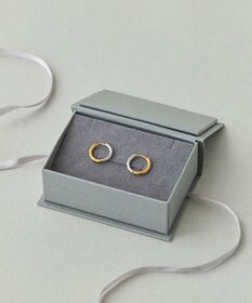 Phoebe 【金属アレルギー対応】ワンタッチメタルコンビピアス/サージカルステンレス