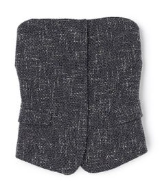 BEIGE， TRIPHANE / バックニットツイードビスチェ