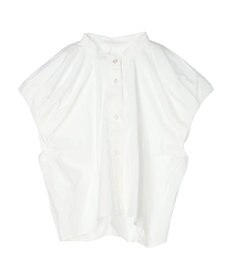 Green Parks タックデザインショート丈シャツ