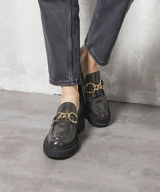 BONTRE 【LucaGrossi/ルカグロッシ】厚底チェーンローファー/H501M-UA