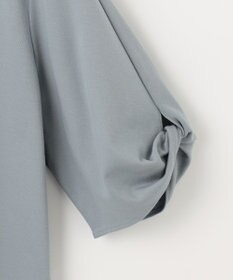 J.PRESS LADIES 【接触冷感・UVケア】コンパクトコットンスムース ツイストスリーブ カットソー