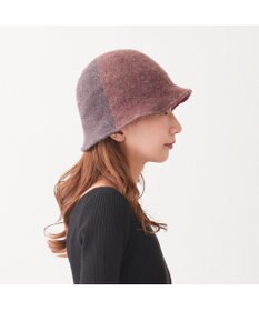 ATRENA 【日本製】FLUFFLY TRICOLOR ウールバケットハット