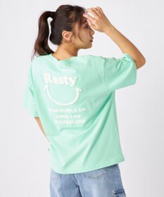 OP／FILA 【RUSTY】ニコちゃん×刺しゅう半袖Tシャツ
