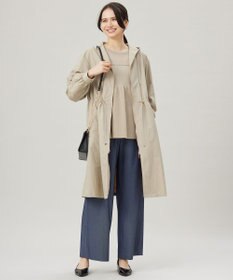 自由区 L 【セットアップ対応・洗える】ドレープツイルワイド パンツ