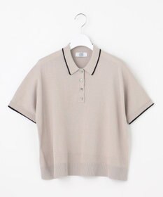 J.PRESS LADIES 【洗える】DRY COTTON ニットポロ