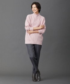 J.PRESS LADIES 【洗える】AUSSIE AIR ハイネック ミドルゲージ ニット