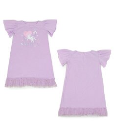 Mother garden マザーガーデン フリル袖 ワンピース Ｍ/L サイズ 100～120cm 120～140cm 《ユニコーン/野いちご》