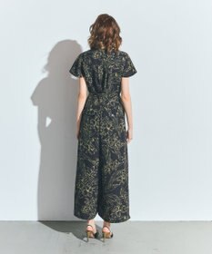 GRACE CONTINENTAL ラインプリントオールインワン