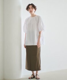 #Newans 【イージーケア】ラグランスリーブステッチブラウス