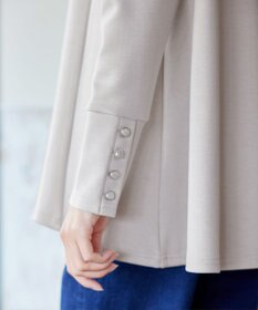 Tiaclasse 【洗える】【ふわもち美すふれ】フレアシルエットカットソー