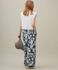 23区 【SACRA】コットンナイロンブークレ ポルカリブ ニット