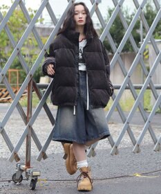 WEGO 【ユニセックス着用ITEM/MLサイズ展開】コーデュロイパファーブルゾン