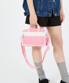 LeSportsac MINI DUFFEL CROSSBODY/スペクテイターピオニーピンク