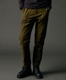 JOSEPH ABBOUD MOUNTAIN 【JAPANファブリック/ストレッチ】ストレッチライトモールスキンベイカー パンツ カーキ系