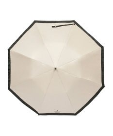 MOONBAT 【遮光/晴雨兼用日傘】LANVIN COLLECTION (ランバン コレクション)グログランリボン バイカラー 遮熱 UV 折りたたみ傘 楽折