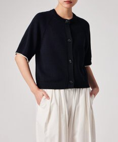 Paul Smith コットンアイレット ショートスリーブ カーディガン