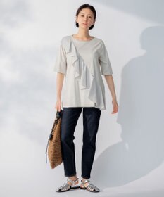 自由区 【XSサイズ～/洗える】365DENIM ストレートスリム パンツ