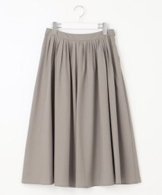 J.PRESS LADIES 【洗える】ソフトブロード ランダムタック スカート