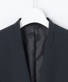 J.PRESS LADIES 【セットアップ対応】セラテリーダブルクロス ノーカラー ジャケット