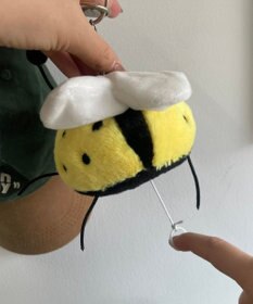 WEGO ふりふりてんとうむしぬいぐるみキーホルダー