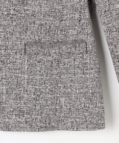 J.PRESS LADIES 【セットアップ対応】Light Tweed ノーカラー ジャケット