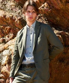 JOSEPH ABBOUD 【ストレッチ/JAPANファブリック】ヴィンテージコットンストレッチ ジャケット