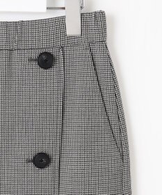 自由区 【撥水加工・洗える】TRギャバチェック柄 スカート