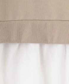 ANY L 裏毛レイヤード風トップス