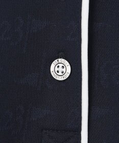 23区GOLF 【WOMEN】フラッグロゴジャガード ポロシャツ