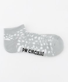 PW CIRCULUS 【MEN】【土踏まずをサポート】ロゴ ショートソックス