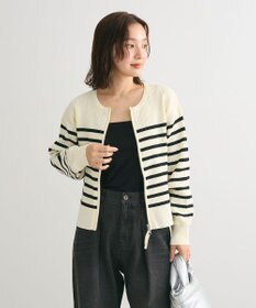 Green Parks ＺＩＰ付きニットカーディガン