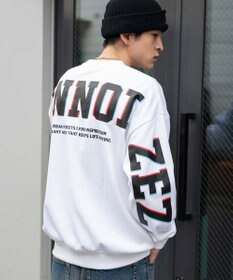 WEGO 【2点SET】アクセ付き裏シャギーグラフィックプルオーバー