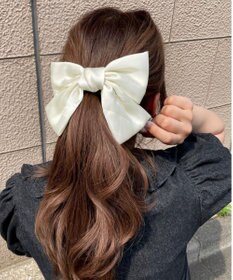 WEGO BIGリボンバレッタ