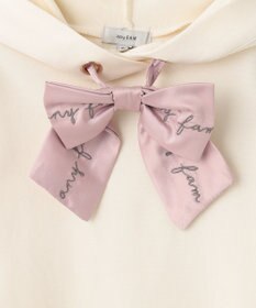 ANY KIDS フード付き ダンボール トレーナー