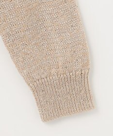 自由区 L 【洗える】スパングルニット Vネックニット