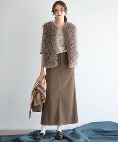 23区 S 【SLOW/一部店舗限定】MVSコットン ヴィンテージ風 ロゴTEE