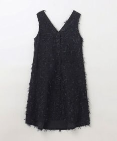 GRACE CONTINENTAL リボンヤーンジレドレス