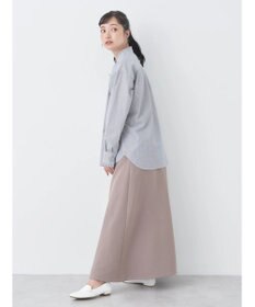 earth music&ecology スタンドフリルシャツ