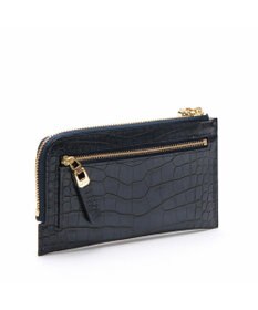 A.D.M.J. 【牛革】クロコ型押しオーガナイザーパース