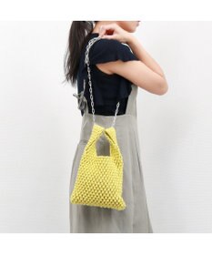 UNBILLION カシュカシュ cachecache / マクラメ2wayチェーンショルダー