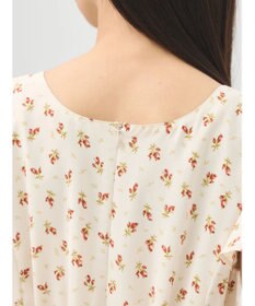 earth music&ecology フロントギャザーフラワーワンピース