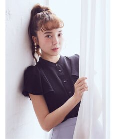 earth music&ecology ラッフルブラウス