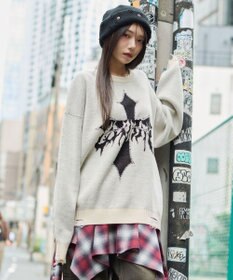 WEGO ダメージジャガードプルオーバー