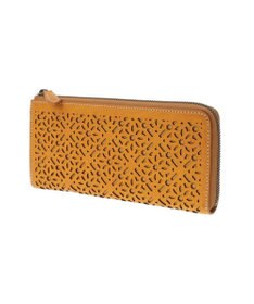 genten ダイヤカットワーク　Lファスナー長財布