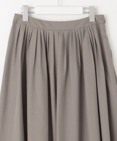 J.PRESS LADIES 【洗える】ソフトブロード ランダムタック スカート