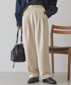 AMERICAN HOLIC 【イージーケア】サテンカーブパンツ